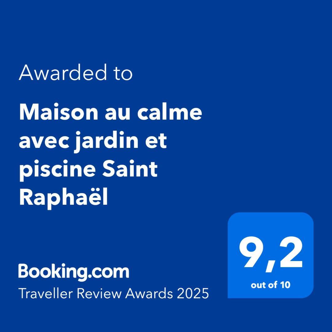 Maison Au Calme Avec Jardin Et Piscine Saint Raphael Exterior foto
